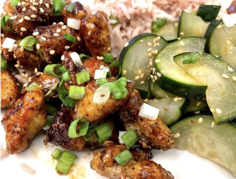 If I’m craving an Asian chicken dish, this is my go to recipe because it’s the best I’ve ever tried to make!